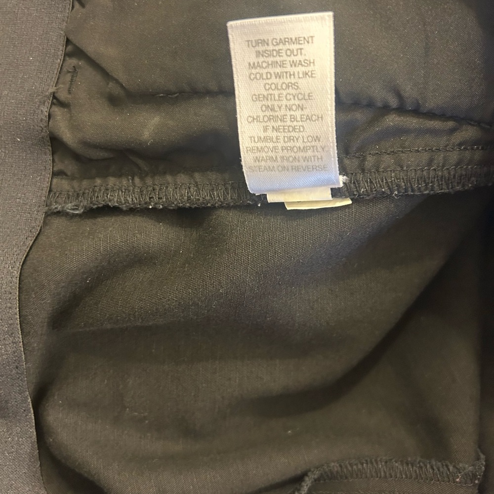 J Jill Essential Black Slim Ankle Pants Sz 8 - Picture 7 of 7